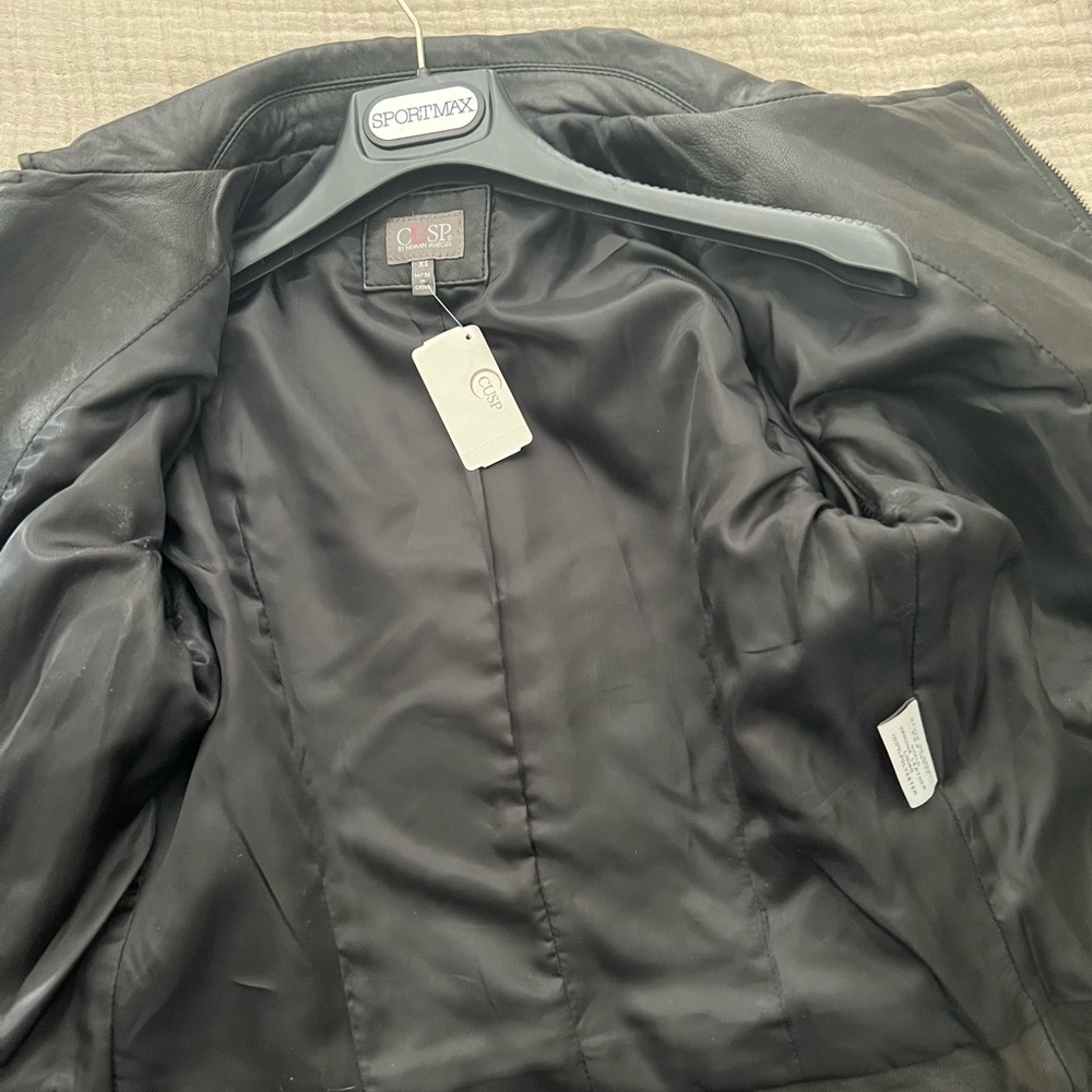 NWT Cusp genuine leather jacket in size XS - Picture 7 of 8